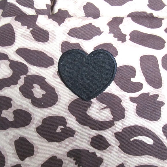 NWT Lazy Oaf Leopard Heart Mini Dress - M - Picture 7 of 11